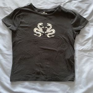 Hollister California Dragon Print Tee - Women's S